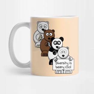 Diversity is beary cool Mug